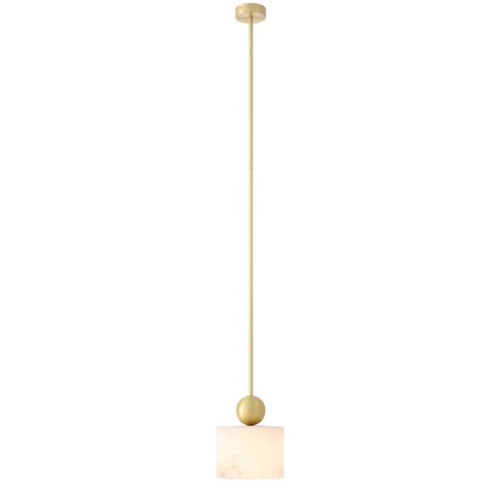 Candelabru, Etrusc Round finisaj alamă, Dims: Ø 20 | H. 24  (CM) [3]