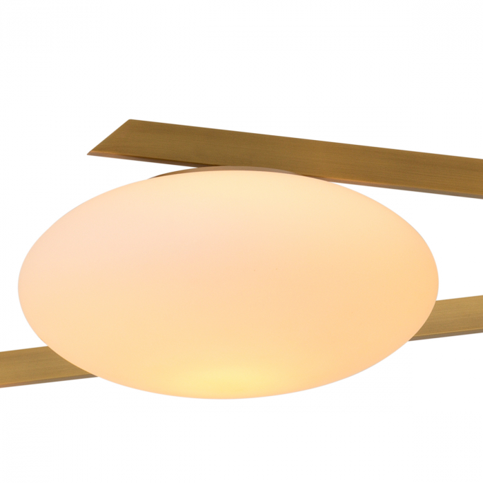 Candelabru, Evergreen L, finisaj din alamă cu aspect vintage, Dims: W. 210 | D. 113 | H. 22 | min H. 38  (CM) [6]