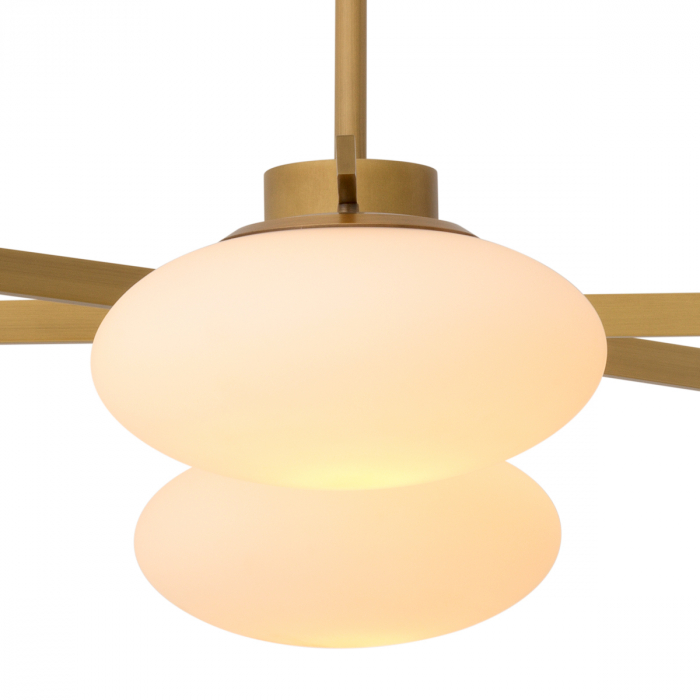 Candelabru, Evergreen L, finisaj din alamă cu aspect vintage, Dims: W. 210 | D. 113 | H. 22 | min H. 38  (CM) [5]