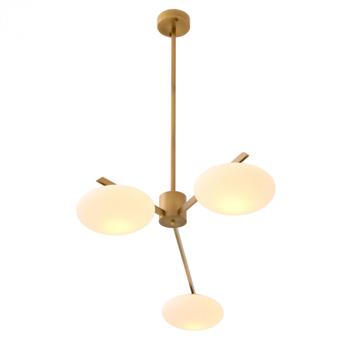Candelabru, Evergreen S, finisaj din alamă cu aspect vintage, Dims: W. 141 | D. 72 | H. 22 | min H. 38  (CM) [4]