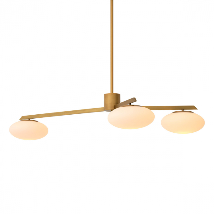 Candelabru, Evergreen S, finisaj din alamă cu aspect vintage, Dims: W. 141 | D. 72 | H. 22 | min H. 38  (CM) [1]
