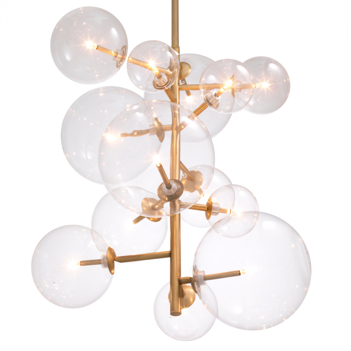 Candelabru, Ezra, finisaj din alamă cu aspect vintage, Dims: Ø 26 | H. 71  (CM) [3]
