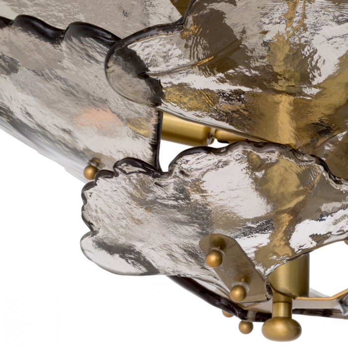 Candelabru, Florina din sticla fumurie [4]