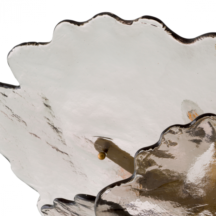 Candelabru, Florina din sticla fumurie [5]