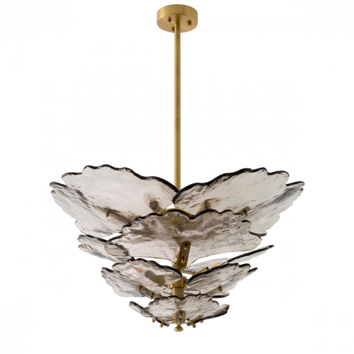 Candelabru, Florina din sticla fumurie [3]