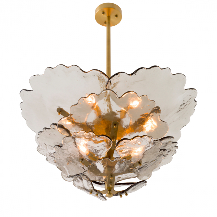 Candelabru, Florina din sticla fumurie [2]