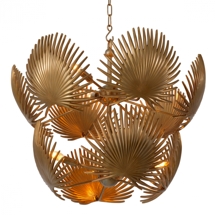 Candelabru, Foliage cu finisaj vintage din alamă, Dimensiuni: Ø 80 | H. 67   [3]