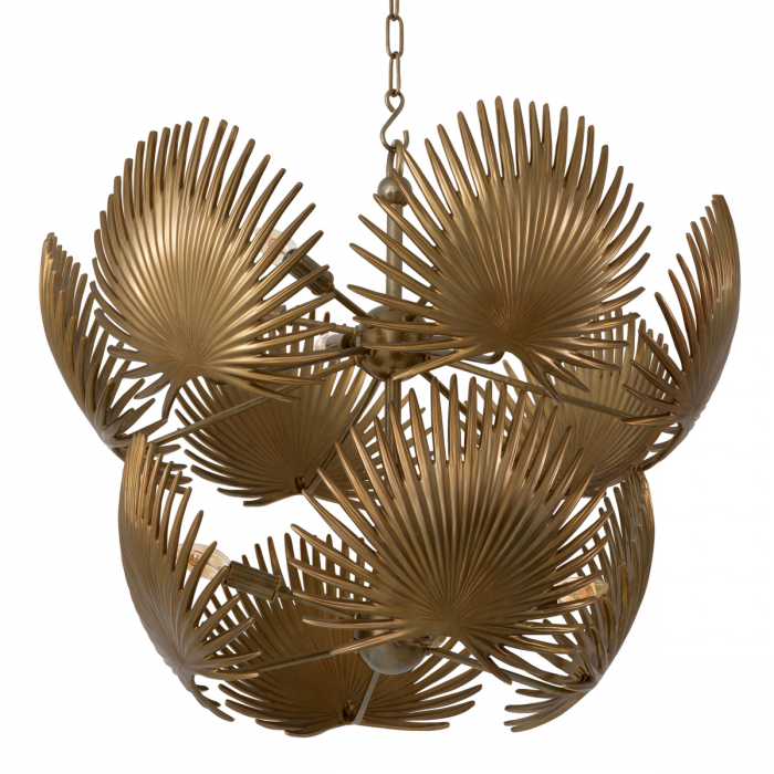 Candelabru, Foliage cu finisaj vintage din alamă, Dimensiuni: Ø 80 | H. 67   [5]