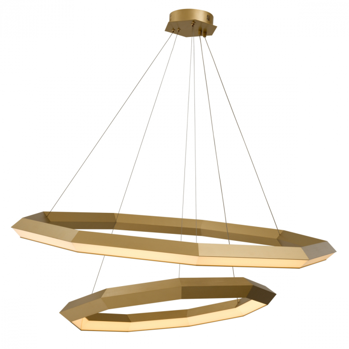 Candelabru, Helvetia L, finisaj din alamă cu aspect vintage [5]