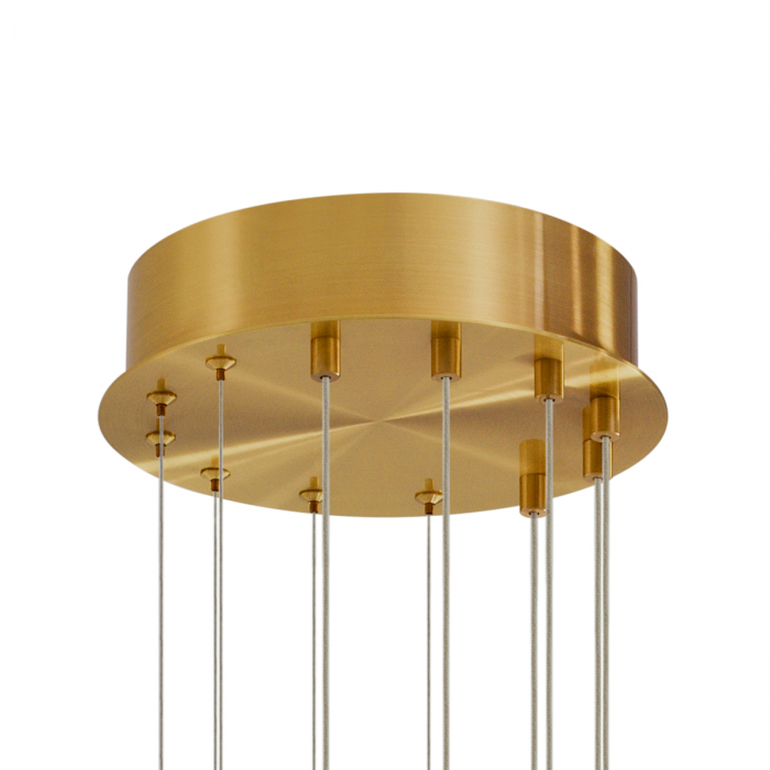 Candelabru, Kimpton, finisaj din alamă cu aspect vintage, Dims: Ø 120 | H. 260 | Adjustable (CM) [5]