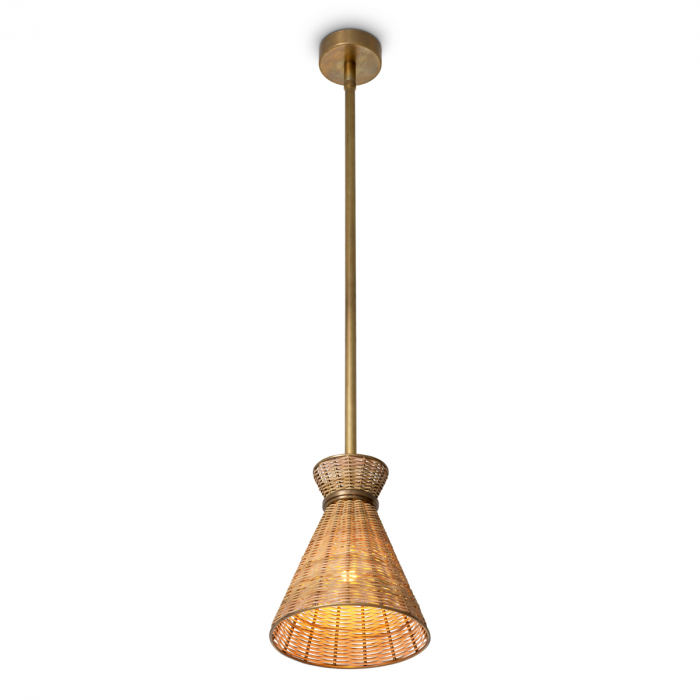 Candelabru, Kon Tiki ratan, Dimensiuni: Ø 20 | H. 24   [5]