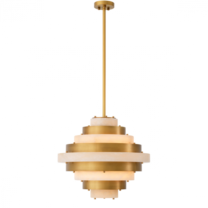 Candelabru, Lazzari, finisaj din alamă cu aspect vintage, Dims: Ø 60 | H. 53  (CM) [3]