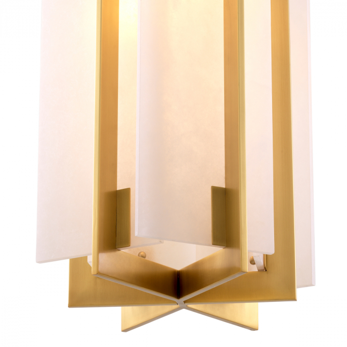Candelabru, Lugano, finisaj din alamă cu aspect vintage, Dims: Ø 40 | H. 70  (CM) [6]