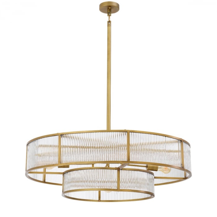 Candelabru, Montparnasse, finisaj din alamă cu aspect vintage, Dims: Ø 90 | H. 27  (CM) [2]
