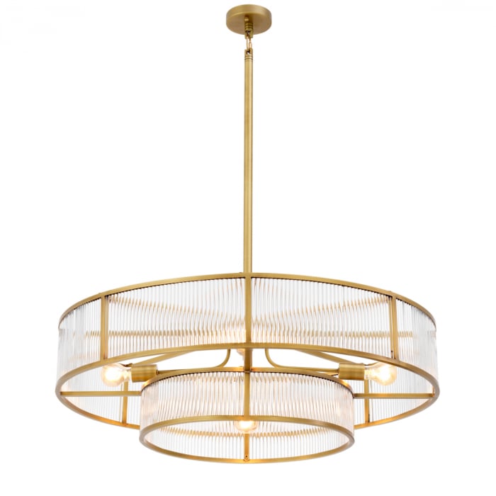 Candelabru, Montparnasse, finisaj din alamă cu aspect vintage, Dims: Ø 90 | H. 27  (CM) [3]