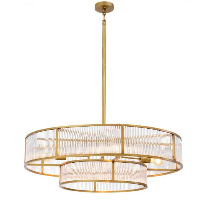 Candelabru, Montparnasse, finisaj din alamă cu aspect vintage, Dims: Ø 90 | H. 27  (CM) [1]
