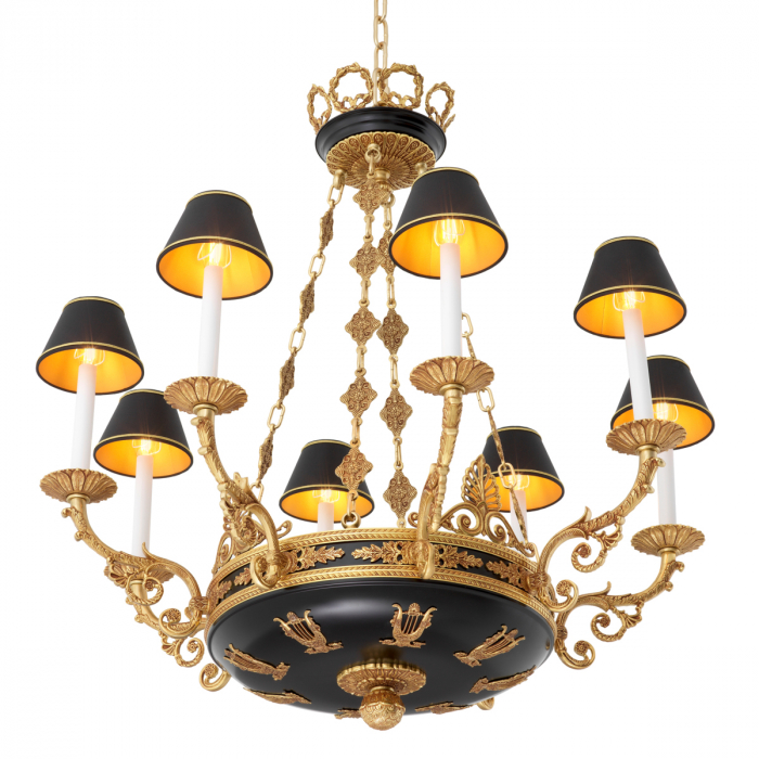 Candelabru, Palais finisaj auriu antic, Dims: Ø 97 | H. 99  (CM) [3]