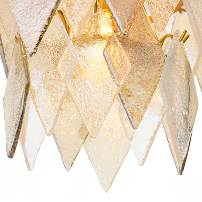 Candelabru, Rhombus L finisaj alamă antică, Dimensiuni: Ø 90 | H. 73   [7]