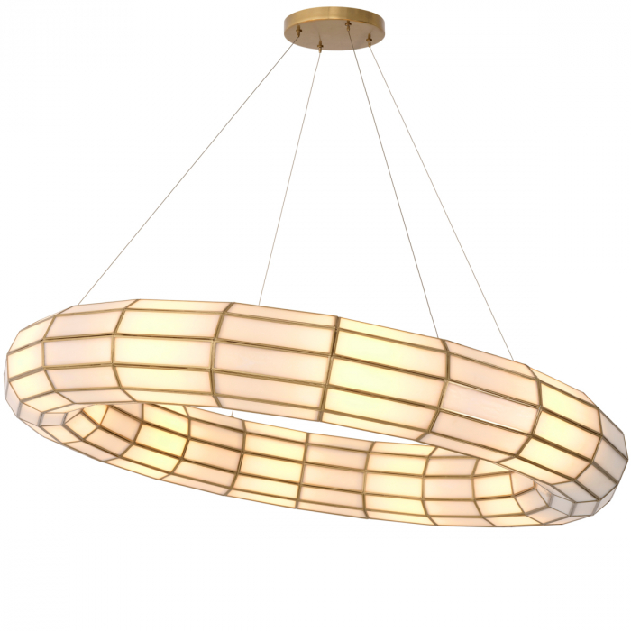 Candelabru, Ronco, finisaj din alamă cu aspect vintage, Dims: Ø 120 | H. 16  (CM) [4]