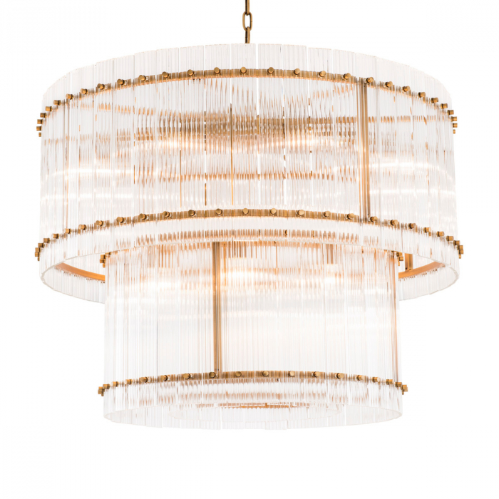 Candelabru, Ruby L, finisaj din alamă cu aspect vintage, Dims: Ø 93 | H. 70  (CM) [1]
