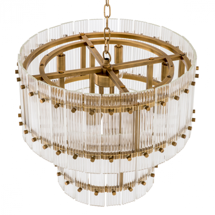 Candelabru, Ruby S, finisaj din alamă cu aspect vintage, Dims: Ø 57 | H. 47  (CM) [4]