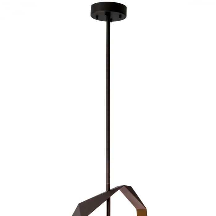 Candelabru, Santos cu finisaj gunmetal, alabastru, Dims: W. 51 | D. 18 | H. 76  (CM) [7]