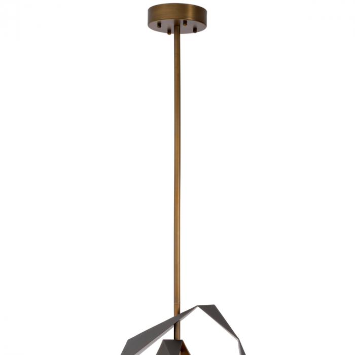 Candelabru, Santos Double finisaj gunmetal, alabastru, Dims: W. 51 | D. 42 | H. 76  (CM) [8]