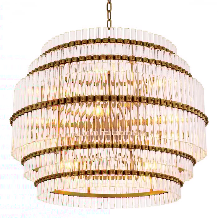 Candelabru, Scottsdale, finisaj din alamă cu aspect vintage, Dims: Ø 75.5 | H. 57  (CM) [1]