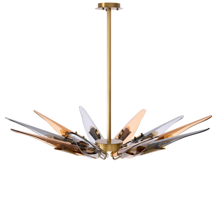 Candelabru, Sky orizontal, finisaj din alamă cu aspect vintage, Dims: Ø 112 | H. 8.5  (CM) [4]
