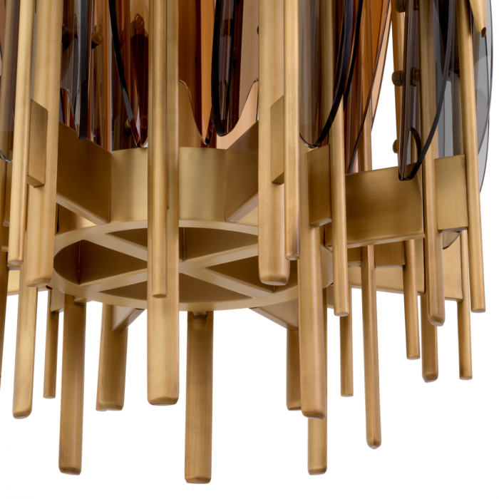 Candelabru, Sky vertical, finisaj din alamă cu aspect vintage, Dims: Ø 45 | H. 80  (CM) [4]