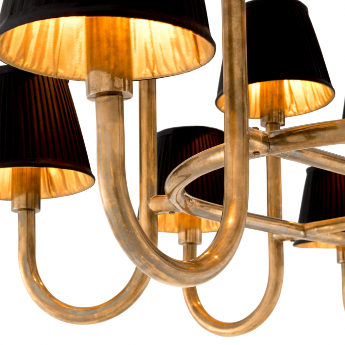 Candelabru, Sparrows, finisaj din alamă cu aspect vintage, Dims: W. 120.5 | D. 90.5 | H. 57  (CM) [5]