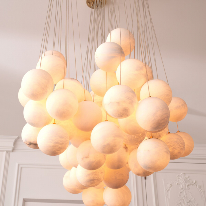 Candelabru, Sphinx, finisaj din alamă cu aspect vintage, Dims: Ø 68 | H. 17 | Adjustable (CM) [2]