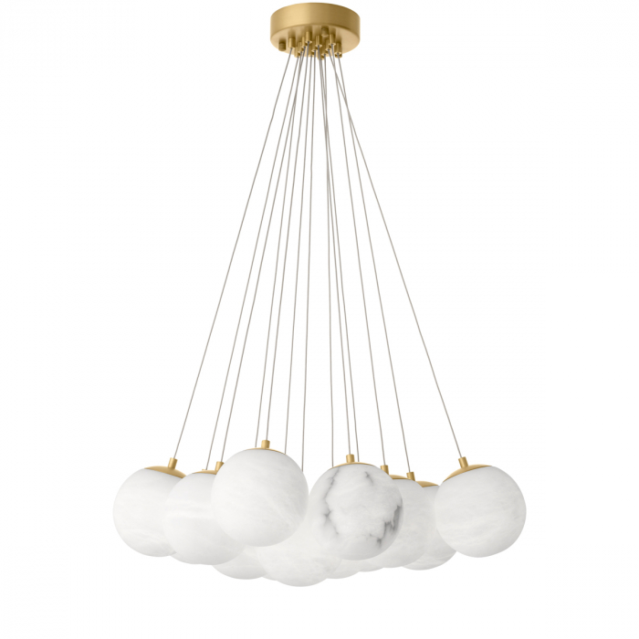 Candelabru, Sphinx, finisaj din alamă cu aspect vintage, Dims: Ø 68 | H. 17 | Adjustable (CM) [3]