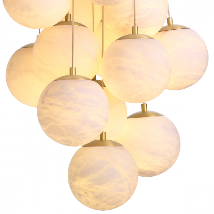 Candelabru, Sphinx L, finisaj din alamă cu aspect vintage, Dims: Ø 75 | H. 17 | Adjustable (CM) [5]