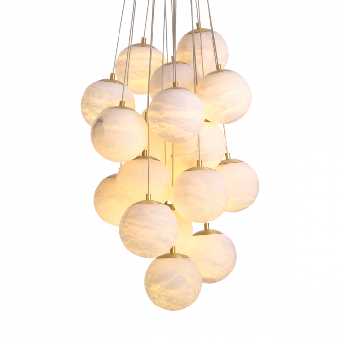 Candelabru, Sphinx L, finisaj din alamă cu aspect vintage, Dims: Ø 75 | H. 17 | Adjustable (CM) [1]