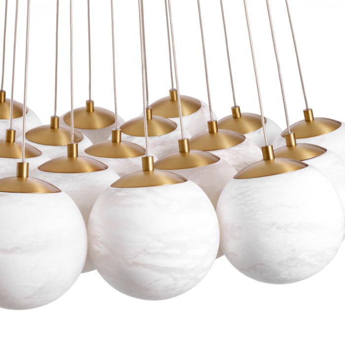 Candelabru, Sphinx L, finisaj din alamă cu aspect vintage, Dims: Ø 75 | H. 17 | Adjustable (CM) [6]