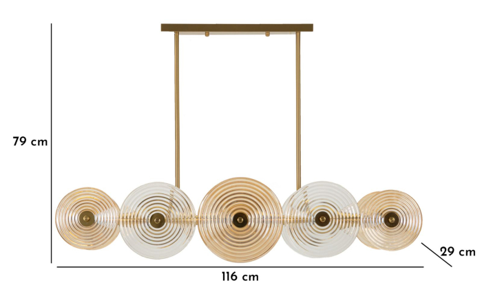 Candelabru Venetia 116x27x79 cm [7]