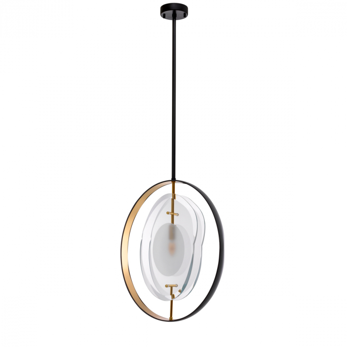 Candelabru, Vincente gunmetal finisaj auriu, Dims: W. 43 | D. 11 | H. 58  (CM) [5]