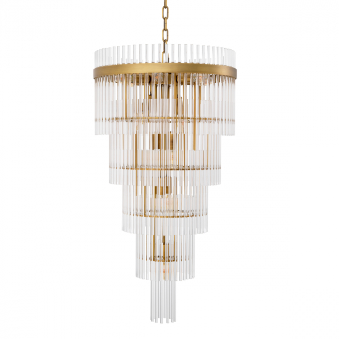Candelabru, Yara L, finisaj din alamă cu aspect vintage, Dims: Ø 49 | H. 93  (CM) [3]