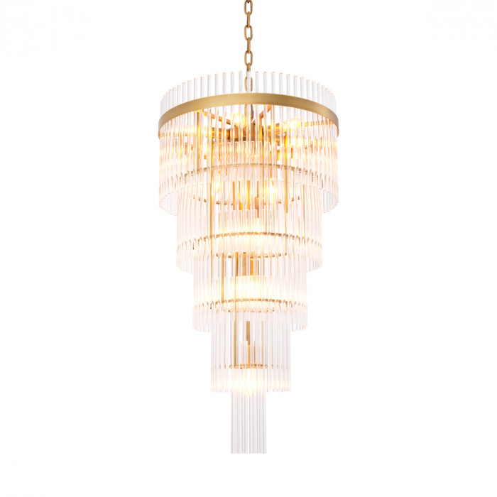 Candelabru, Yara L, finisaj din alamă cu aspect vintage, Dims: Ø 49 | H. 93  (CM) [5]