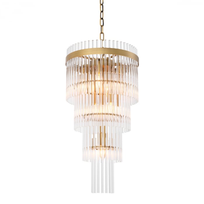 Candelabru, Yara S, finisaj din alamă cu aspect vintage, Dims: Ø 35.5 | H. 68  (CM) [3]