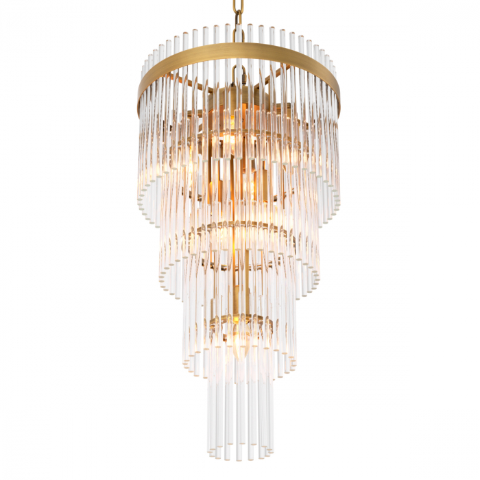 Candelabru, Yara S, finisaj din alamă cu aspect vintage, Dims: Ø 35.5 | H. 68  (CM) [4]