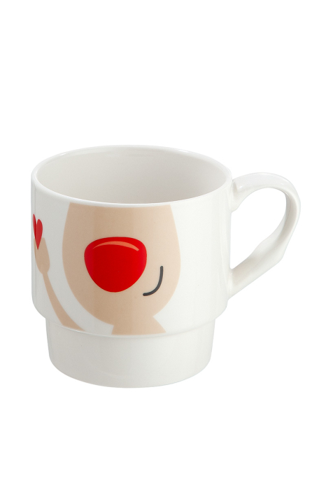 Cani suprapuse, „Elch”, motiv Moose, portelan, alb, PU 6, L. 8,5 cm, latime 11,5 cm, inaltime 14,5 cm [2]