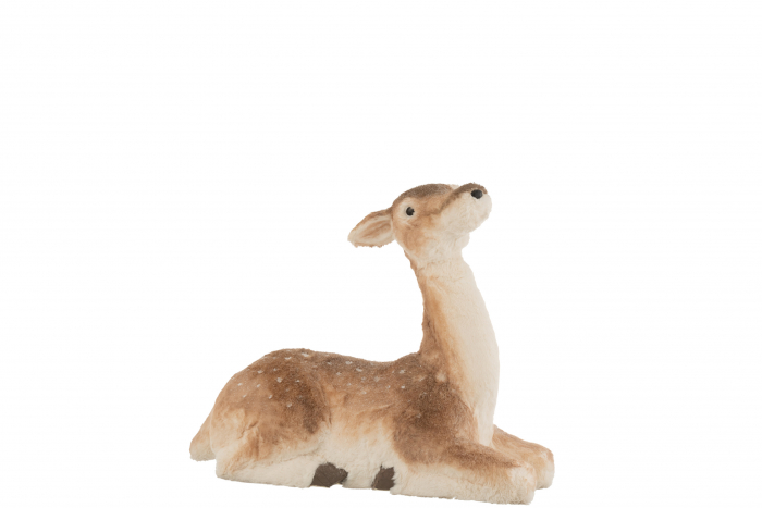 Figurina Caprioara, Plastic, Maro, 71x29x57 cm Jolipa