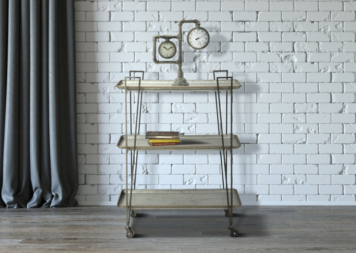 Cărucior industrial cm 80x46x100,5 [9]