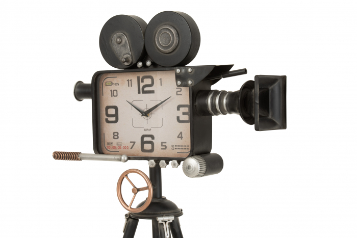 Ceas Camera Tripod, Metal, Negru, 56x56x107.5 cm [2]