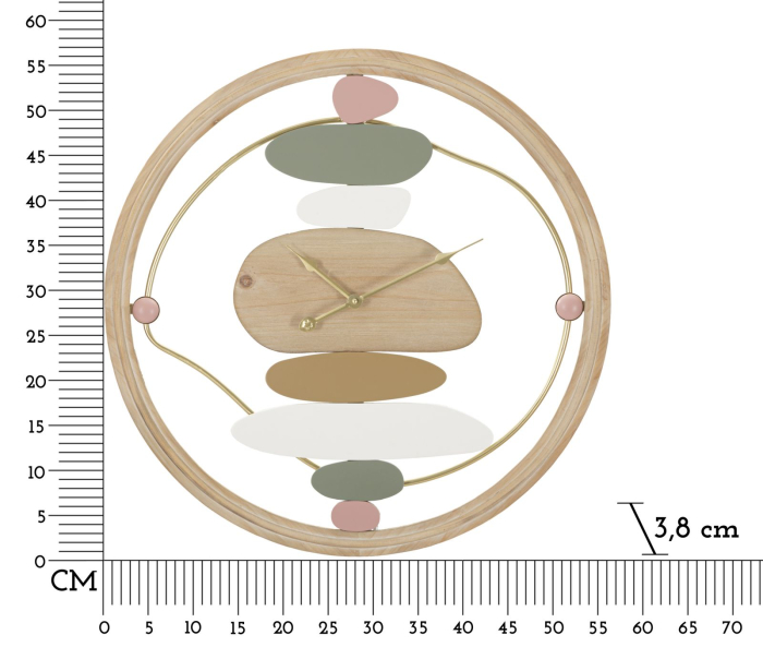 Ceas de perete colorat ø 57x3,8 cm [6]
