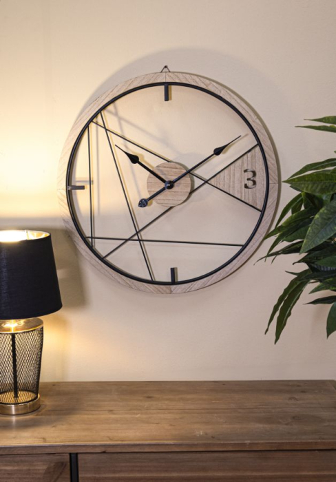 Ceas de perete cu design geometric cm ø 60x2,5 [5]