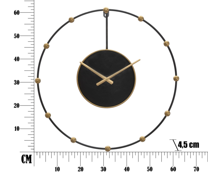 Ceas de perete cu perle cm ø 61x4,5 [6]
