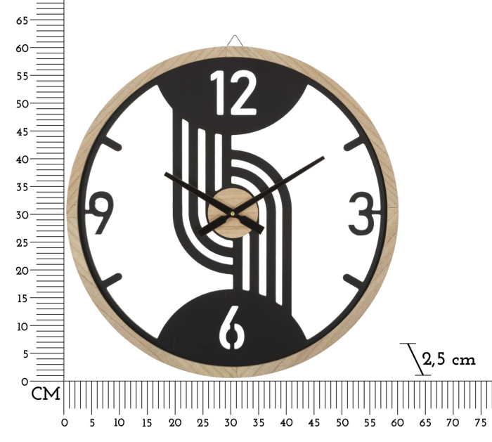 Ceas de perete, Time ø 60x2,5 cm [6]